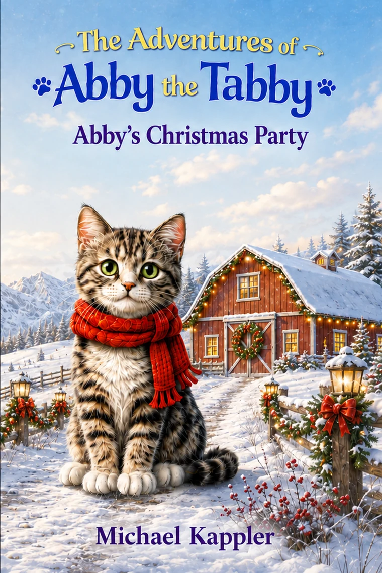 Actual cover of Book 04, Abby’s Christmas Party