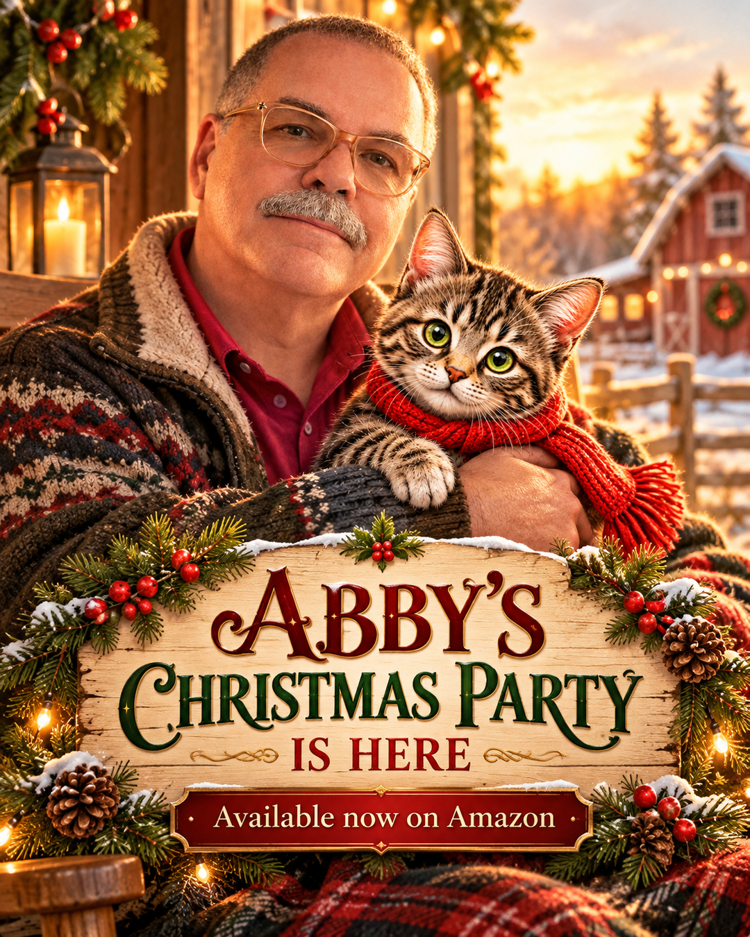 Abby’s Christmas Party launch-week campaign post